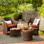 Belvedere 5-Piece Wicker Patio Set