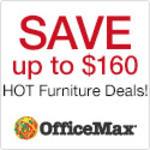 Hot Furniture Deals, Save up to $160 at Officemax