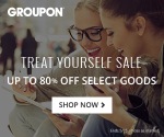 Up to 80% off Treat Yourself Sale at Groupon