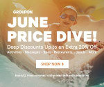 Up to 20% off June Price Dive at Groupon