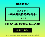 Major Markdowns Sale at Groupon