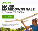 Up to 80% off Select Goods at Groupon