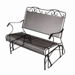 Plantation Patterns Napa 2-Person Wrought-iron Patio Glider