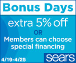 Bonus Days at Sears
