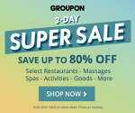 3 Day Super Sale: Save up to 80% off Select Deals