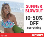 Save Up to 50% off Summer Blowout Sale at Kmart