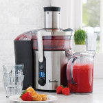 Breville ikon 5-Speed 900 Watts Juicer with Set of 6 Duralex Tumblers