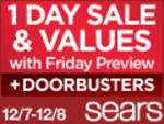 One Day Sale at Sears