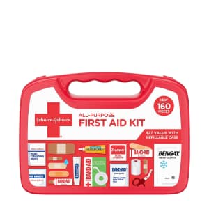 Johnson & Johnson All-Purpose Portable Compact First Aid Kit: $11 via Sub & Save