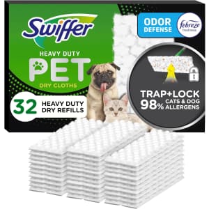 Swiffer Sweeper Pet 32-Count Refills: $7.48 or less via Sub. & Save