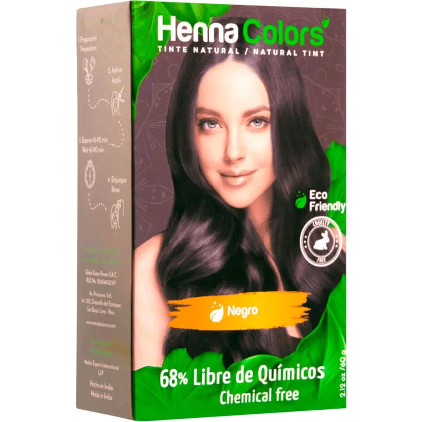 Tinte para Cabello Negro Seminatural