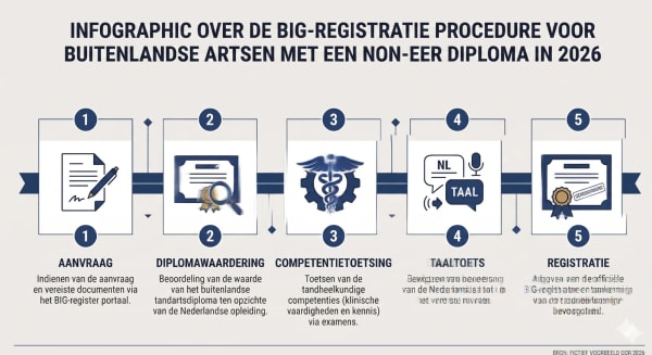 BIG-registratie als arts met een buitenlands diploma: De complete gids (2026)