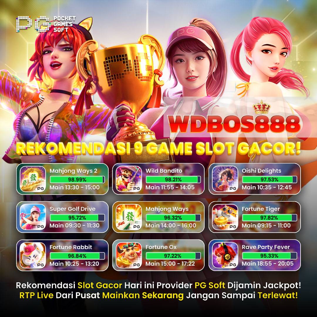 Wdbos888: Daftar & Login Slot JP Produktif dengan frekuensi Maxwin Tinggi
Wdbos888: Daftar & Login Slot JP Produktif dengan frekuensi Maxwin Tinggi