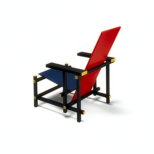 635 Red and Blue Armchairs