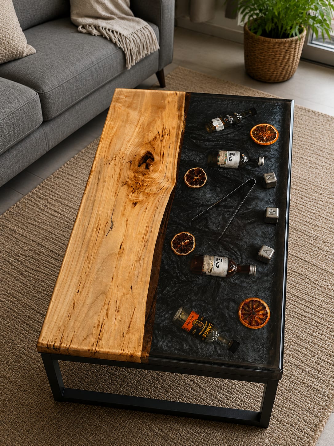 60cm × 40cm Side Table