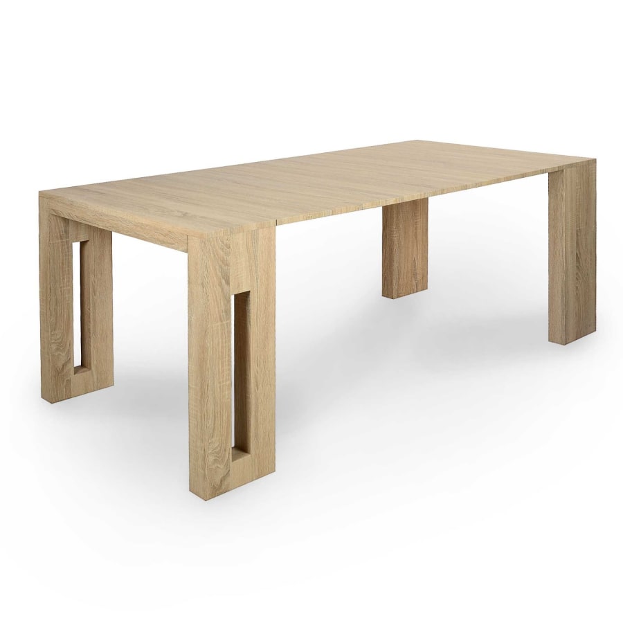 Table console extensible en bois 8 personnes