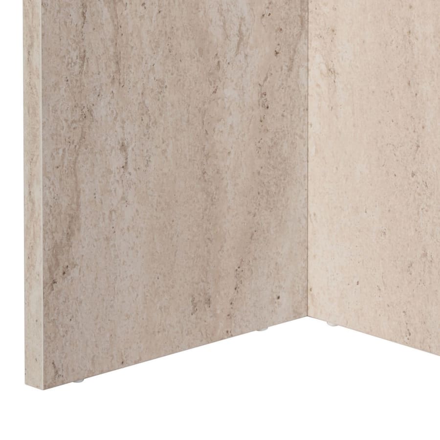 Table &agrave; manger ovale beige 180 cm