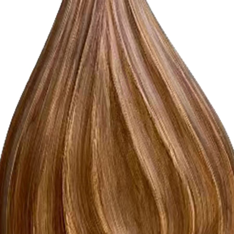 Vase goutte en polyrésine imitation bois H45 cm