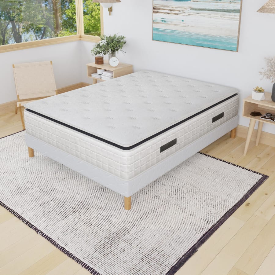Matelas ressorts ensach&eacute;s 180x200 cm &eacute;paisseur 28 cm