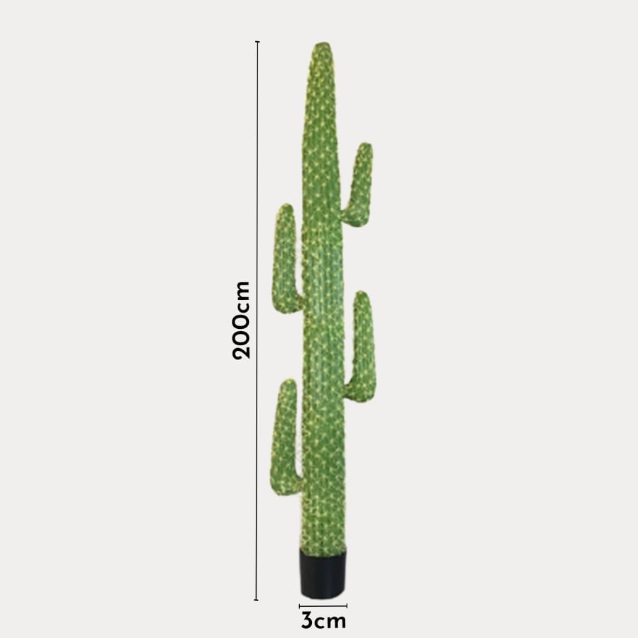 Cactus artificiel en pot - 2m