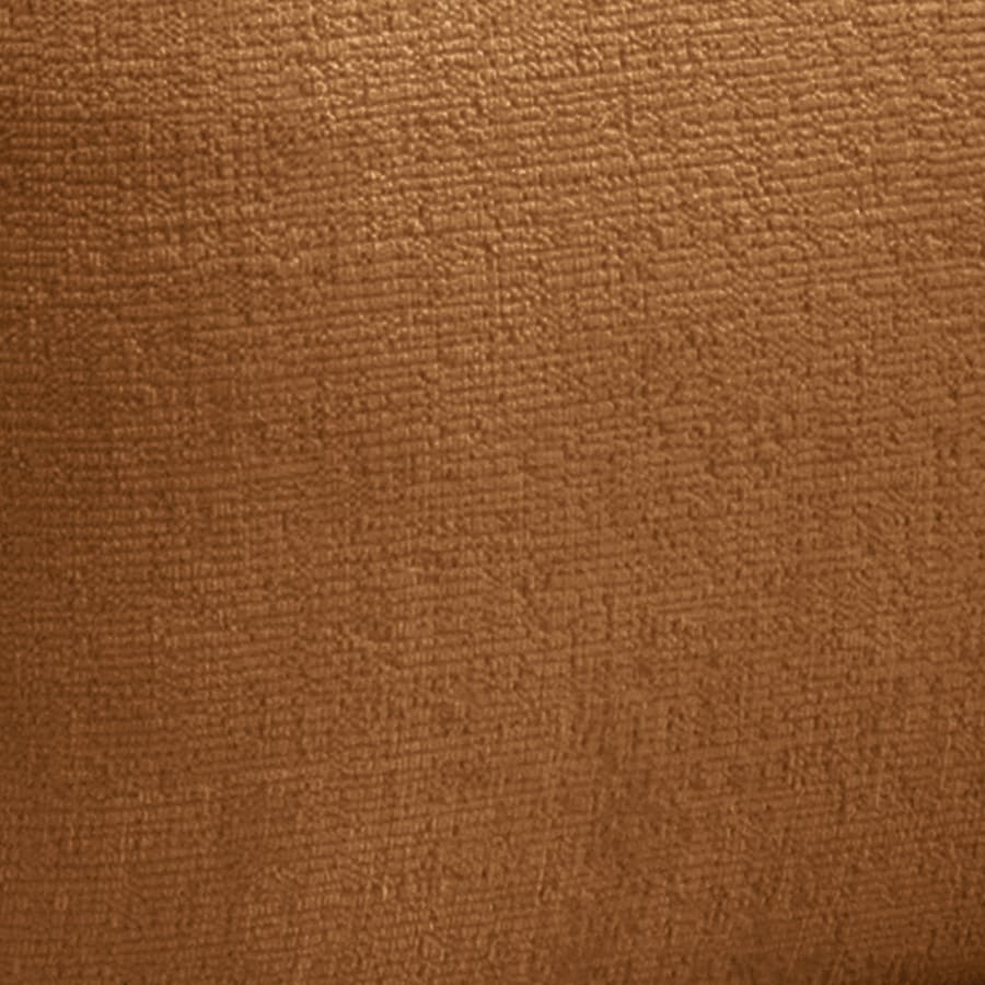 Canapé d'angle convertible avec coffre en tissu orange - Angle gauche