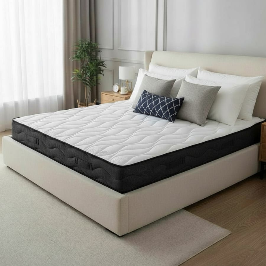 Matelas mousse 140x190 cm &eacute;paisseur 20 cm