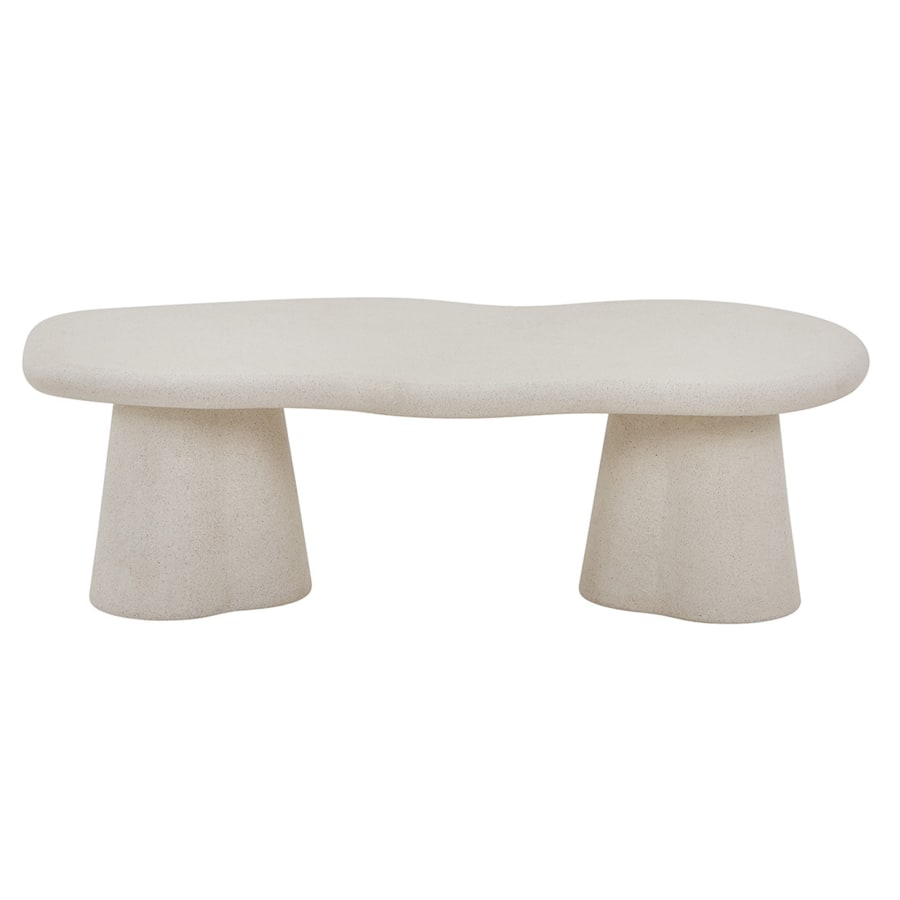 Table basse couleur ciment 130 cm