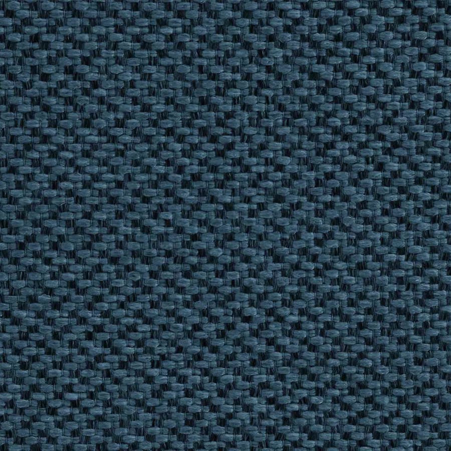 Canapé d'angle avec méridienne en tissu bleu - Angle Droit