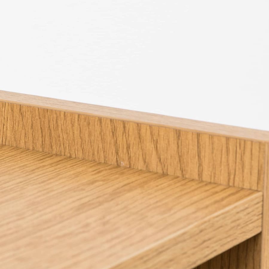 Commode 6 tiroirs en bois couleur ch&ecirc;ne