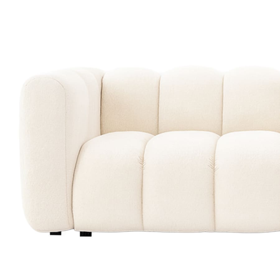 Canapé 3 places en tissu beige