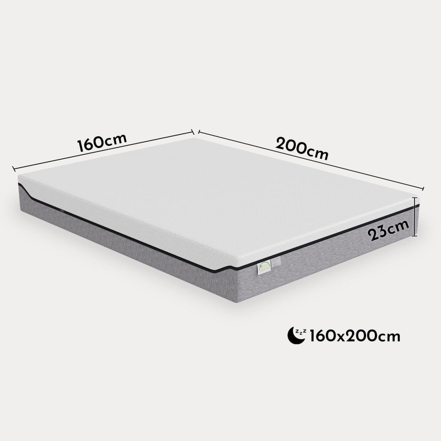 Matelas ressorts ensach&eacute;s  &eacute;paisseur 23 cm - 160x200 cm