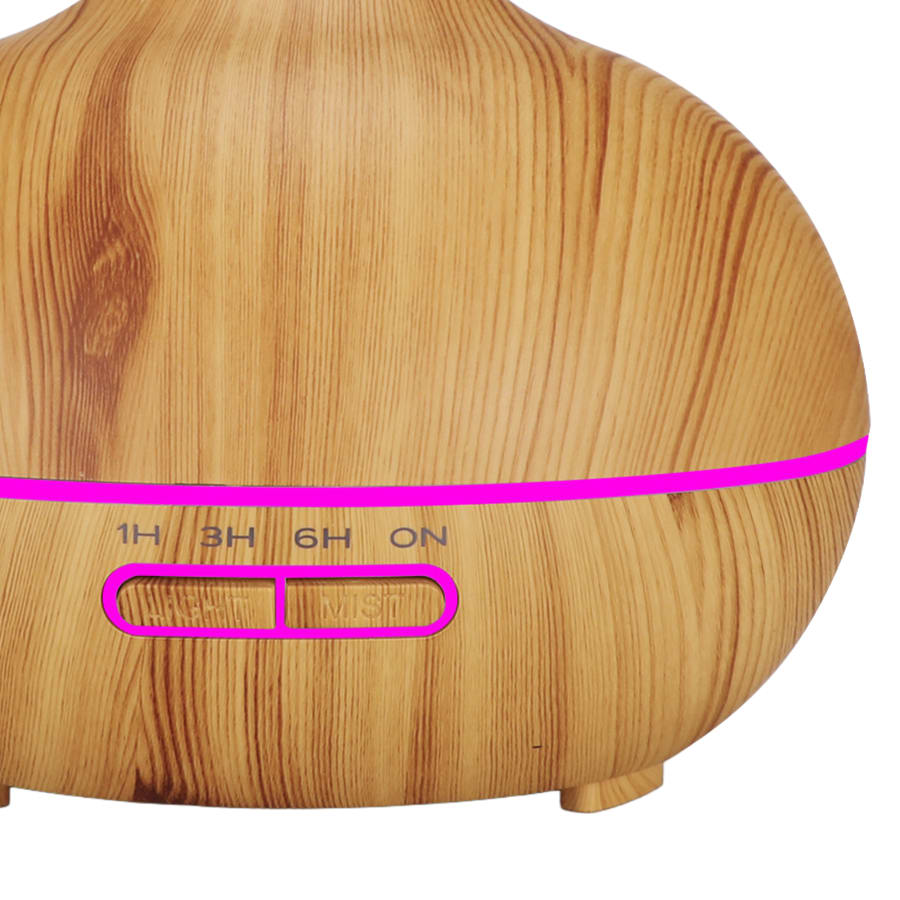 Diffuseur d'huiles essentielles couleur bois &agrave; LED