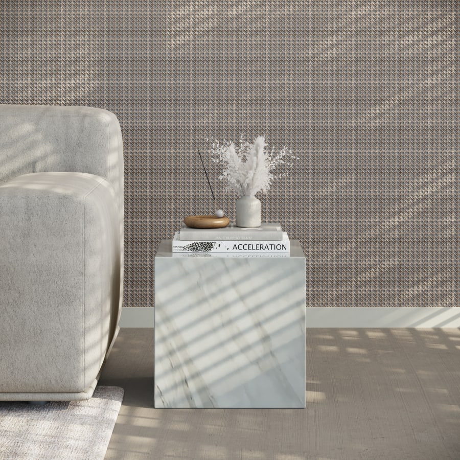 Table basse carré marbre d'ingénierie blanc