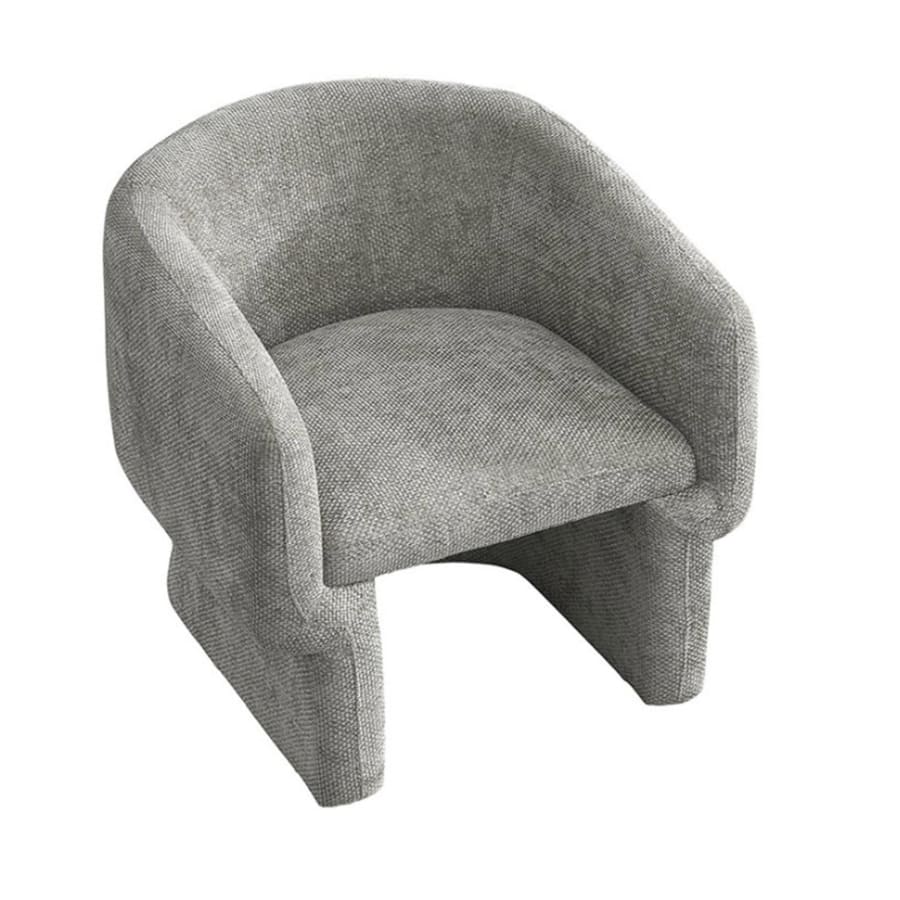 Fauteuil cabriolet en tissu taupe