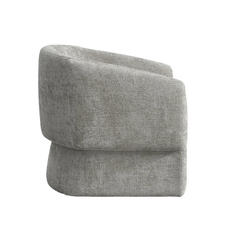 Fauteuil cabriolet en tissu taupe
