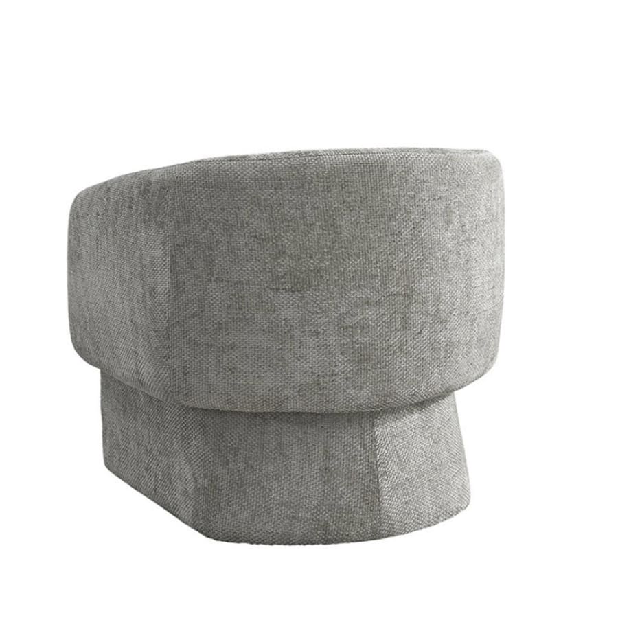 Fauteuil cabriolet en tissu taupe