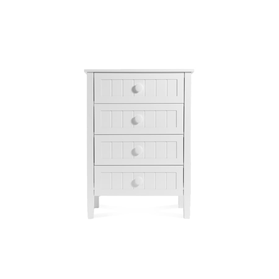 Commode en bois blanc 4 tiroirs