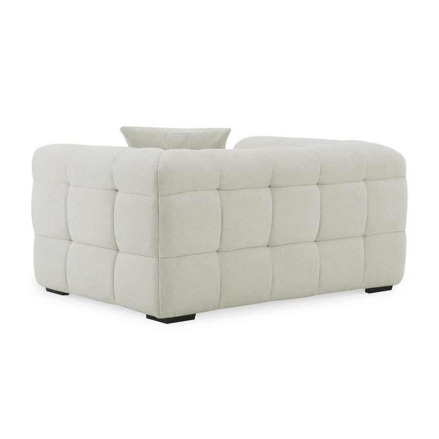 Fauteuil en tissu beige