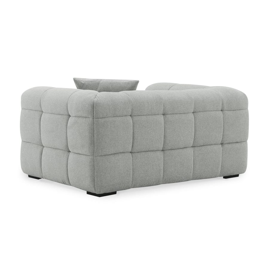 Fauteuil en tissu gris