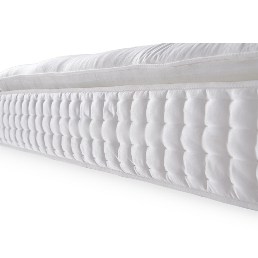 Matelas ressorts ensach&eacute;s et m&eacute;moire de forme 180x200 cm