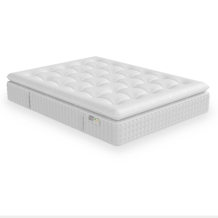 Matelas ressorts ensach&eacute;s et m&eacute;moire de forme 180x200 cm