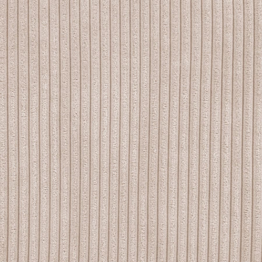 Canap&eacute; d'angle convertible et r&eacute;versible avec coffre en velours cotel&eacute; beige