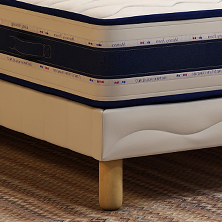 Ensemble sommier + matelas m&eacute;moire de forme 22 cm 140x190