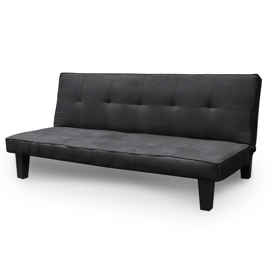 Banquette  clic clac 3 places noire