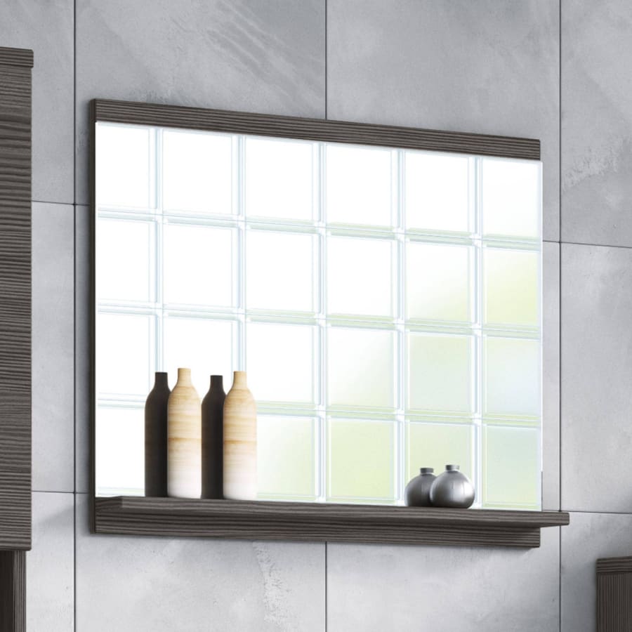 Ensemble meubles salle de bain design suspendu weng&eacute;