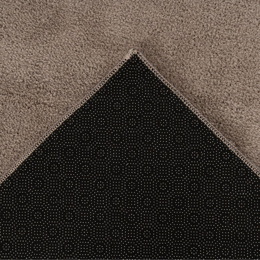 Tapis en tissu doux taupe - 80x140 cm