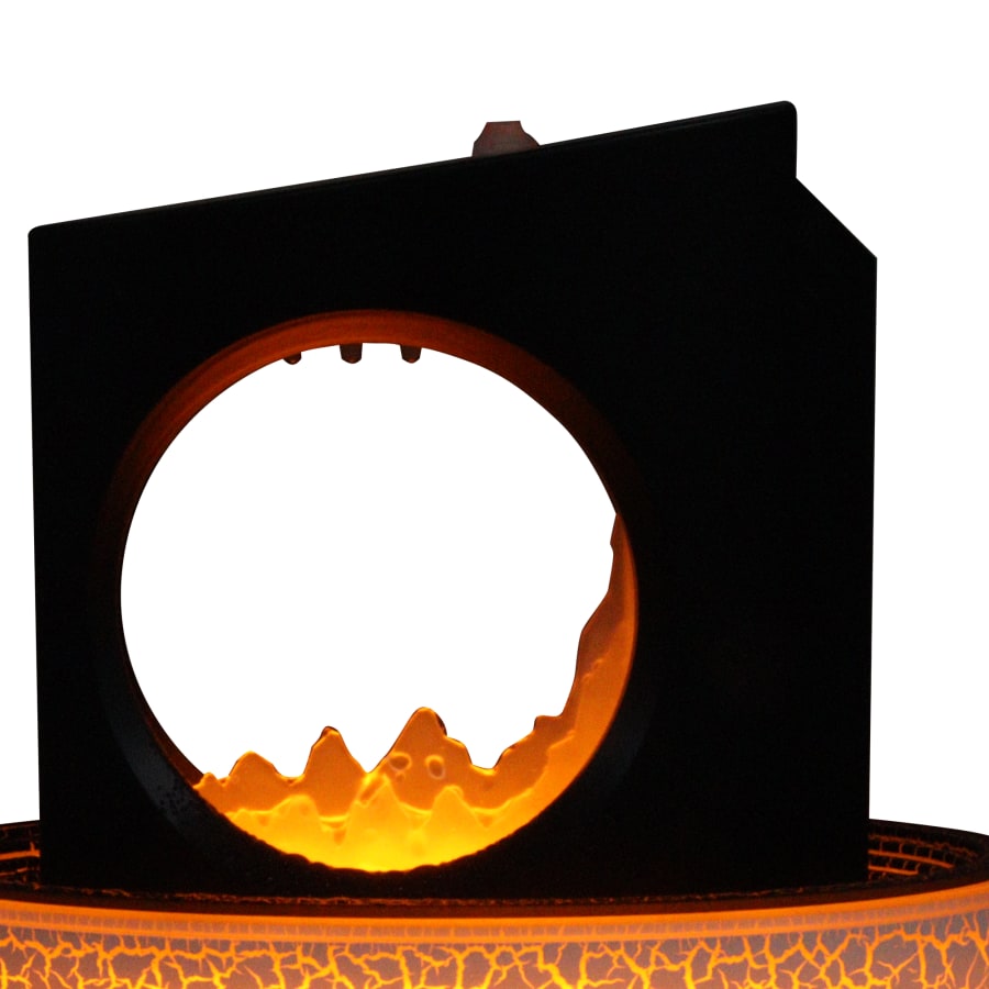 Diffuseur d'huiles essentielles &agrave; LED noir