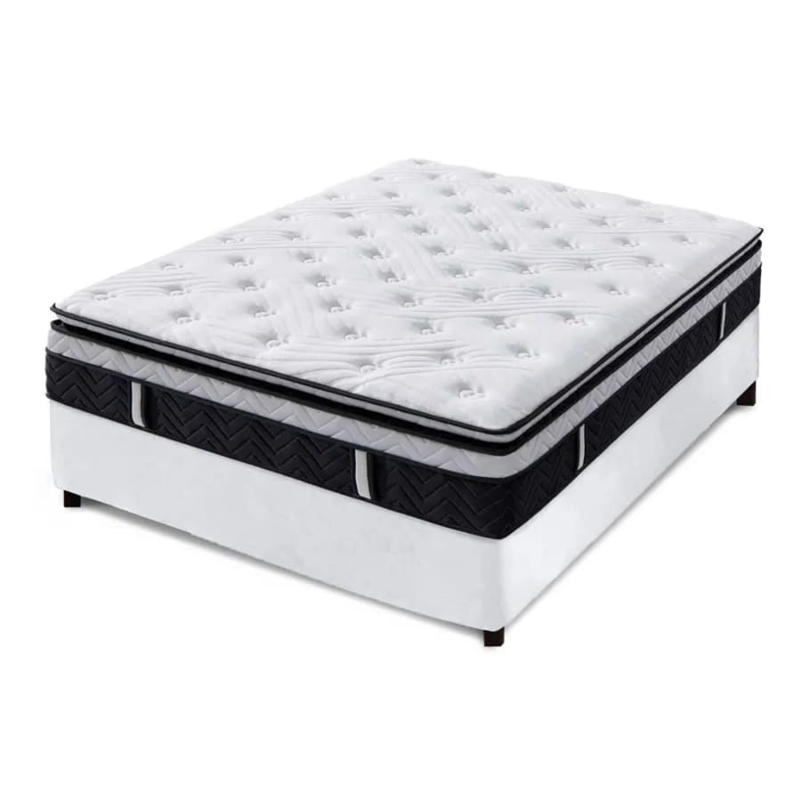 Matelas hybride m&eacute;moire de forme aux ressort ensach&eacute;s 160 x 200 cm &eacute;paisseur 35 cm