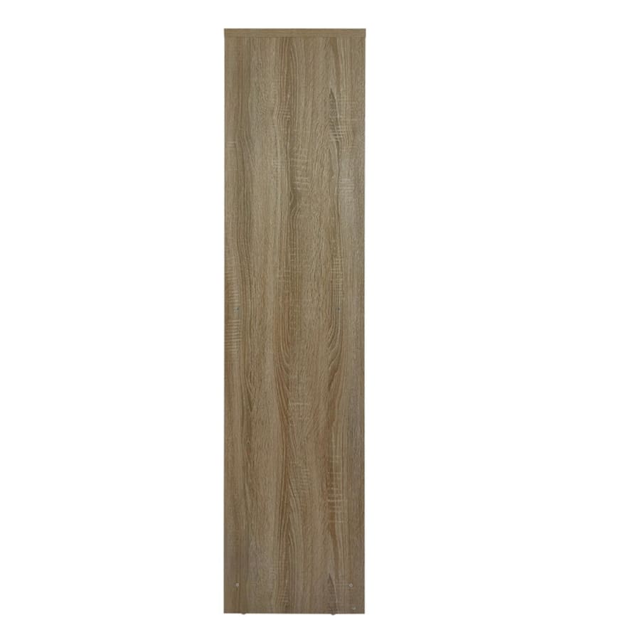 Armoire 2 portes 4 &eacute;tag&egrave;res couleur bois clair