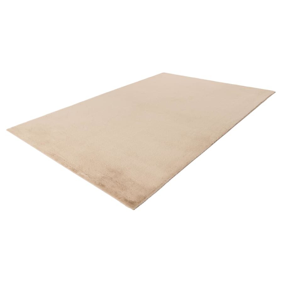 Tapis en tissu doux beige - 160x230 cm